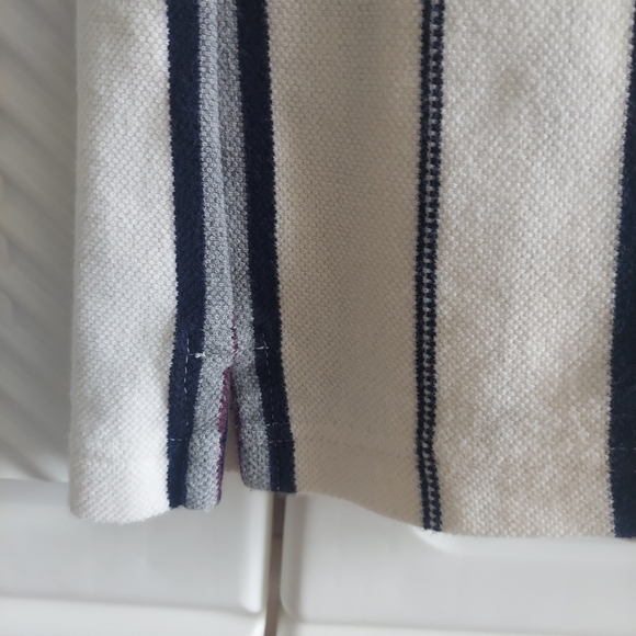 Trader Bay Large 100% Cotton Men's Striped Short Sleeve Polo Shirt... - Picture 7 of 9